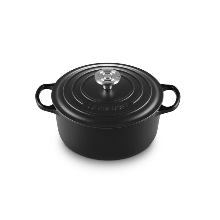 Le Creuset Signature Round Casserole Satin Black