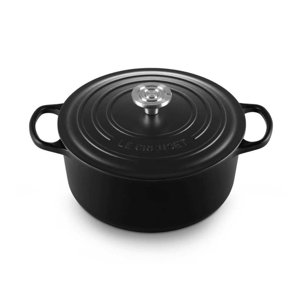 Le Creuset Signature Round Casserole Satin Black