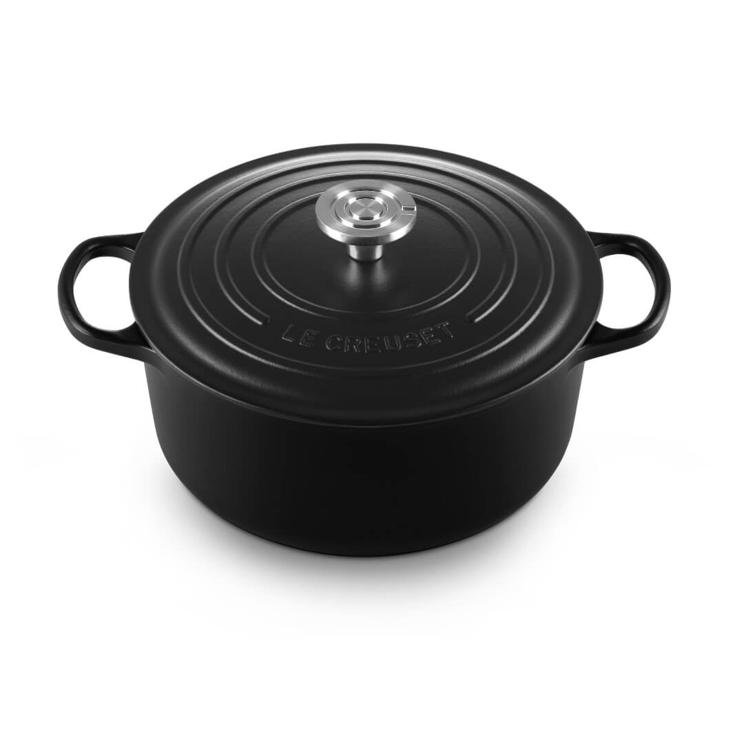 Le Creuset Signature Round Casserole Satin Black