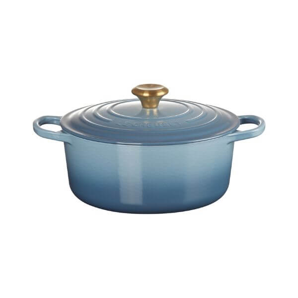 Le Creuset Signature Round Casserole Chambray