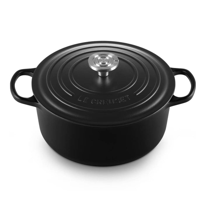 Le Creuset Signature Round Casserole Satin Black