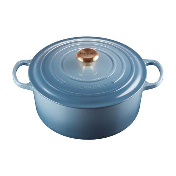 Le Creuset Signature Round Casserole Chambray