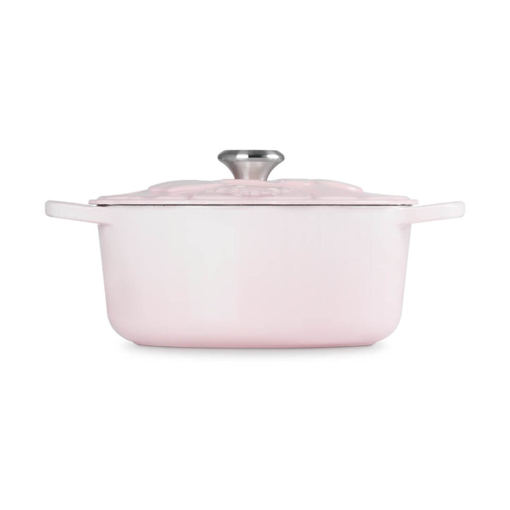 Le Creuset Petal Round Casserole 26cm Shell Pink