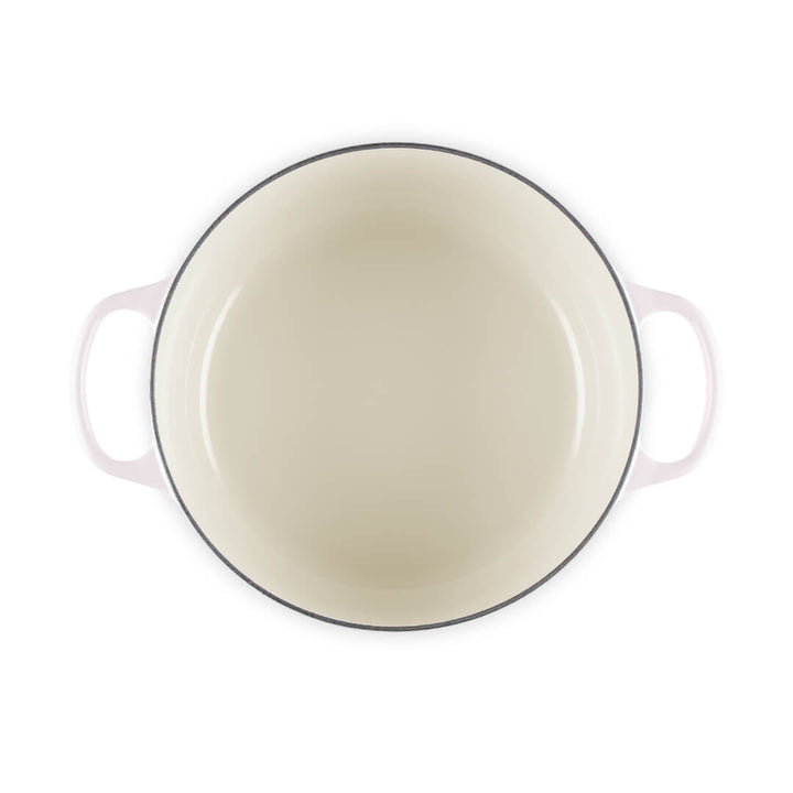 Le Creuset Petal Round Casserole 26cm Shell Pink