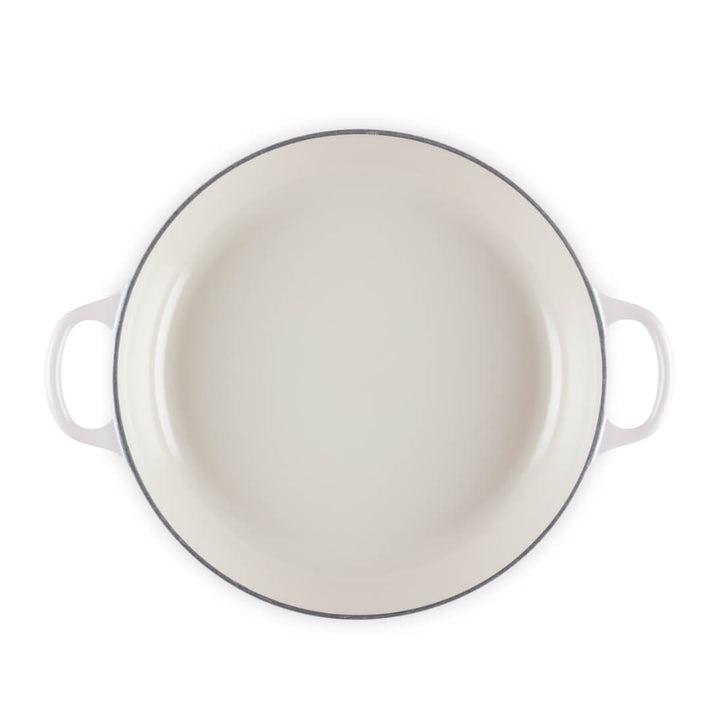 Le Creuset Petal Shallow Casserole 26cm Shell Pink