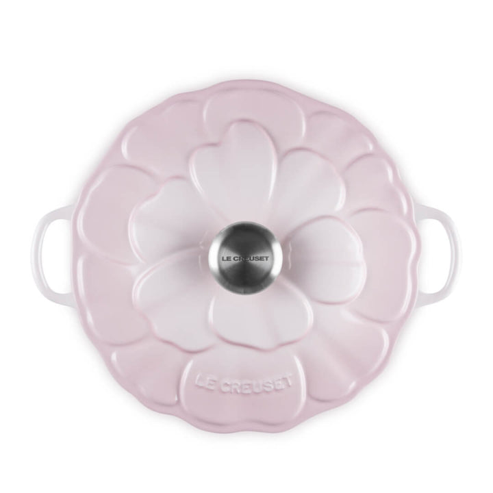 Le Creuset Petal Shallow Casserole 26cm Shell Pink