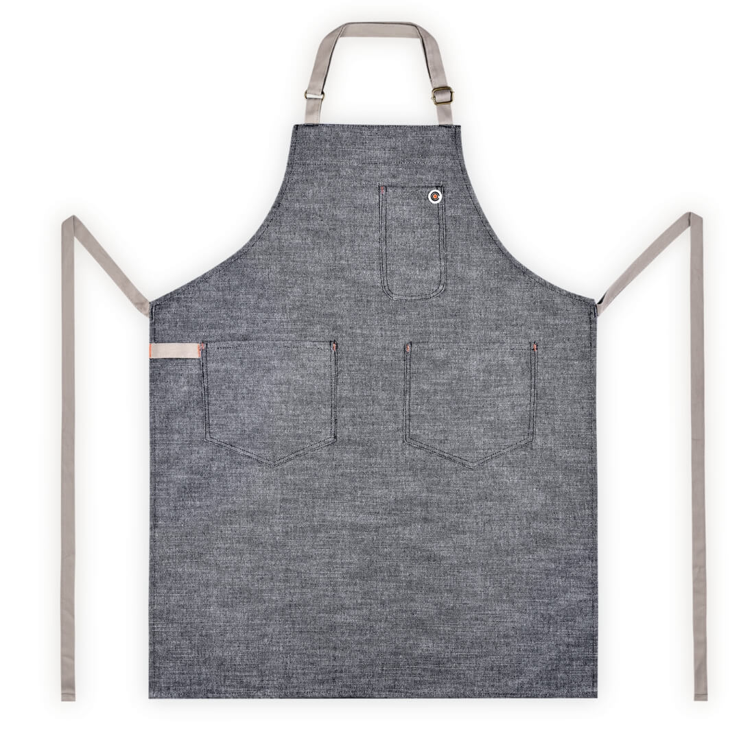 Le Creuset Kitchen Textiles Noir Chef's Apron 92cm