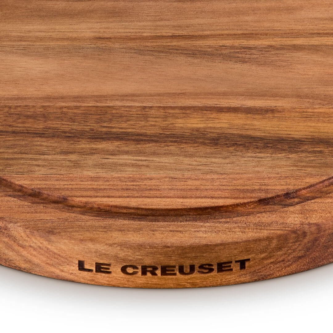 Le Creuset Acacia Wood Chopping Board Round 30cm