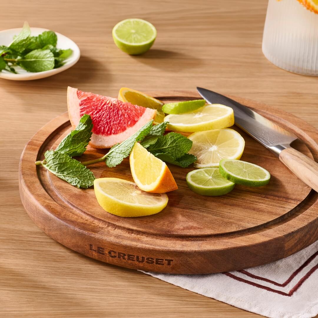 Le Creuset Acacia Wood Chopping Board Round 30cm