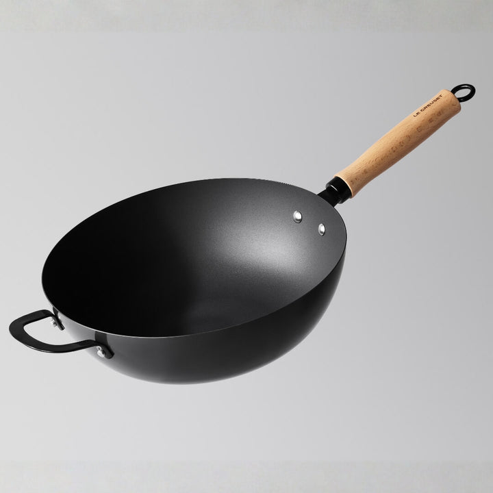 Le Creuset Carbon Steel Non-stick Wok 30cm