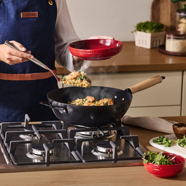 Le Creuset Carbon Steel Non-stick Wok 30cm