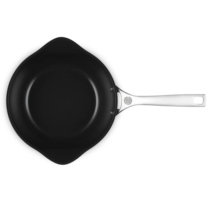 Le Creuset Ceramic Non-Stick Chef's Pan with Lid 24cm