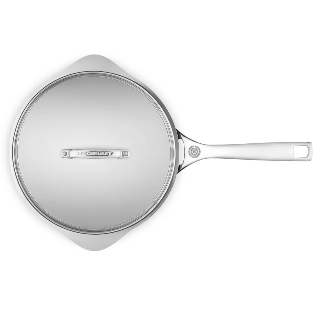 Le Creuset Ceramic Non-Stick Chef's Pan with Lid 24cm