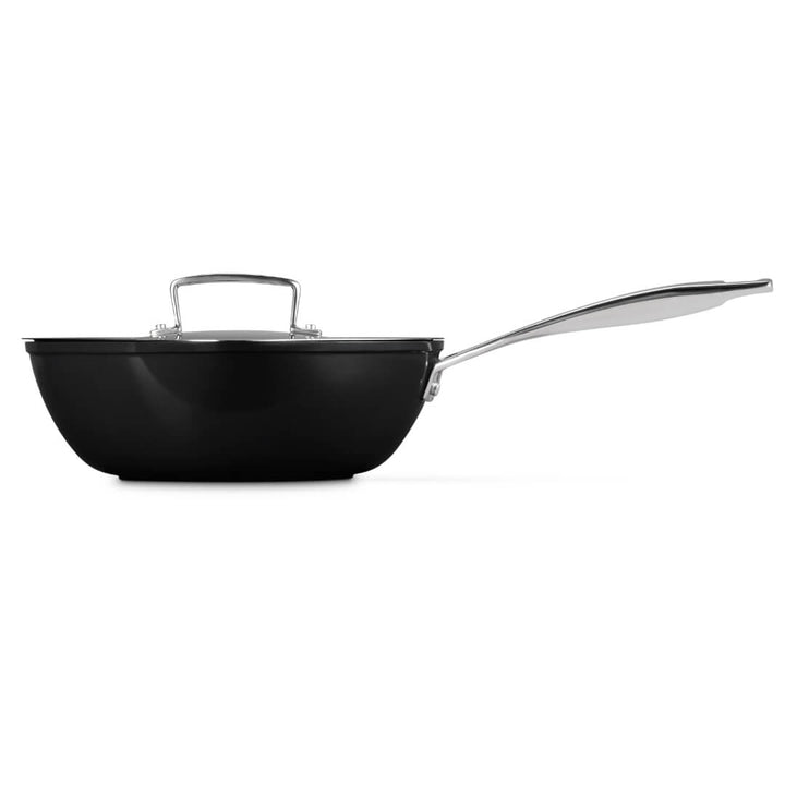 Le Creuset Ceramic Non-Stick Chef's Pan with Lid 24cm