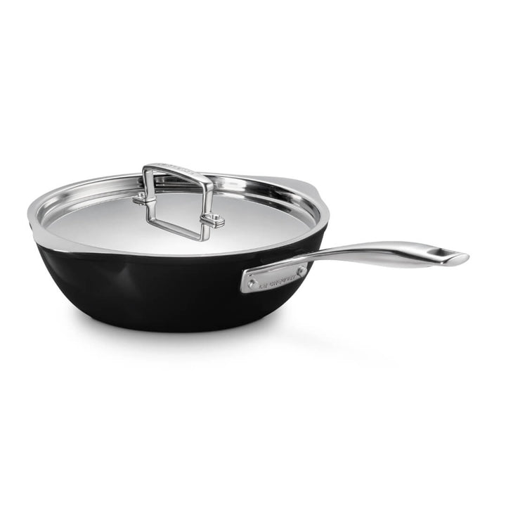 Le Creuset Ceramic Non-Stick Chef's Pan with Lid 24cm
