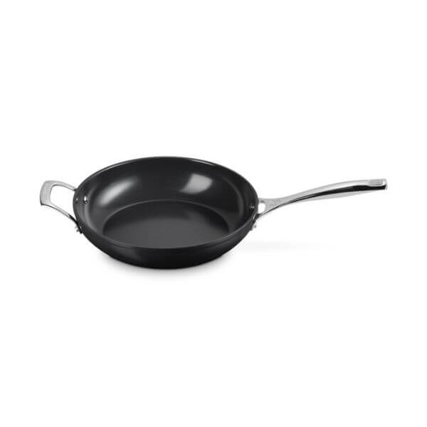 Le Creuset Ceramic Non-Stick 24cm & 28cm Deep Fry Pan Set