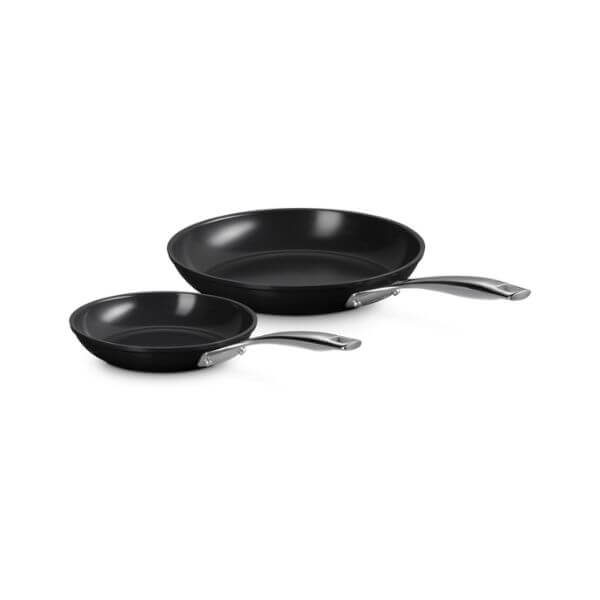 Le Creuset Ceramic Non-Stick 20cm & 26cm Fry Pan Set 2pce