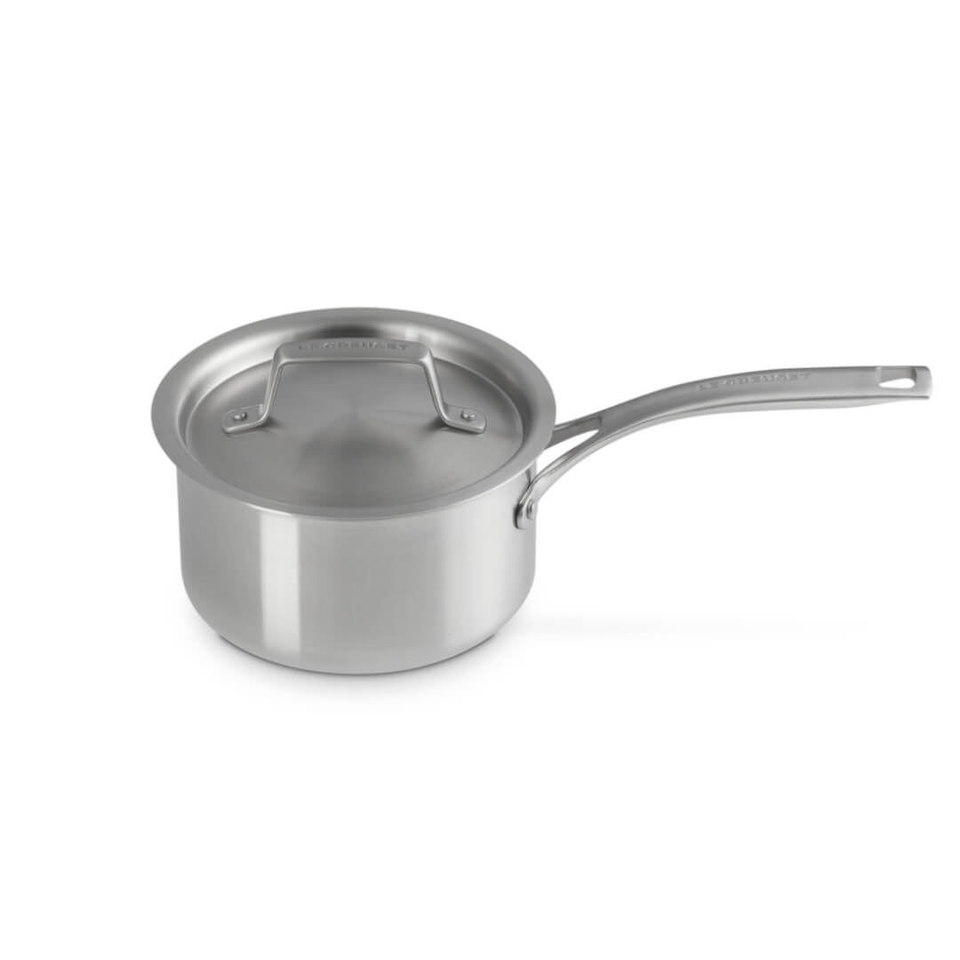 Le Creuset Essentials 3-Ply Saucepan Set 3pce
