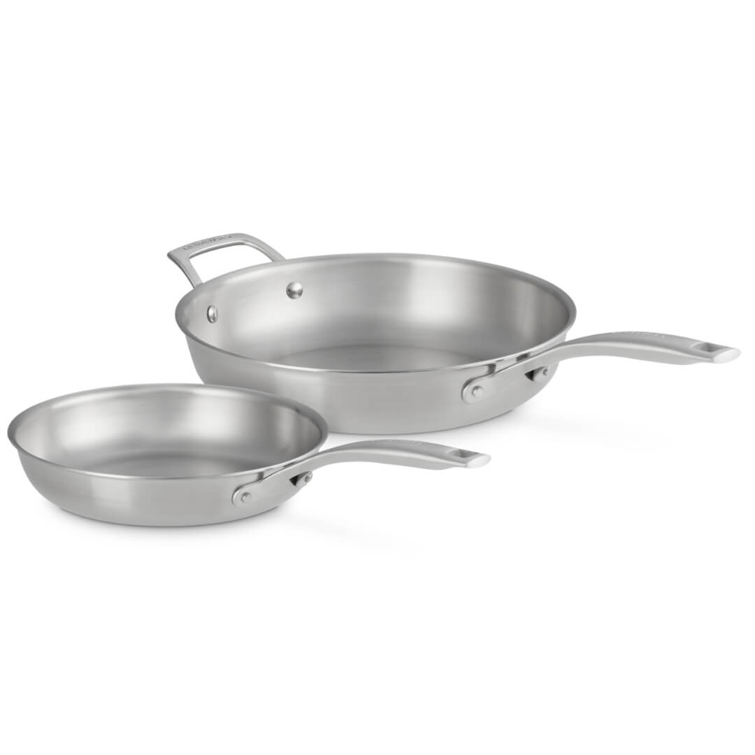 Le Creuset Essentials 3-Ply Frypan Set 2pce 24 & 28cm