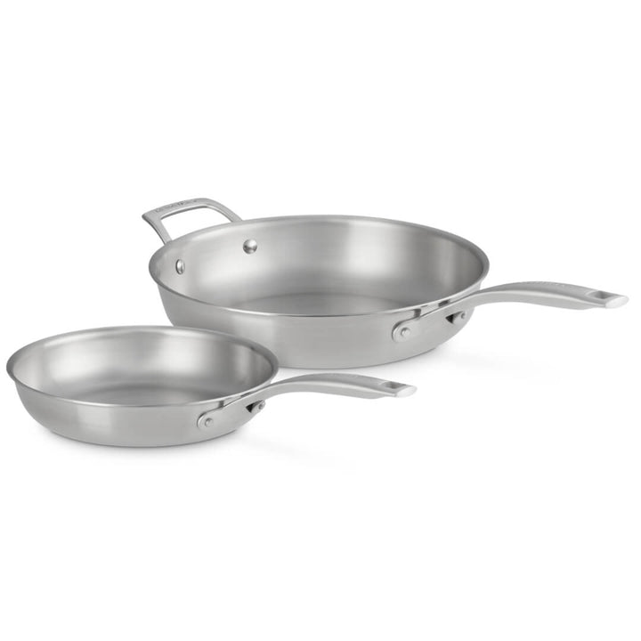 Le Creuset Essentials 3-Ply Frypan Set 2pce 24 & 28cm
