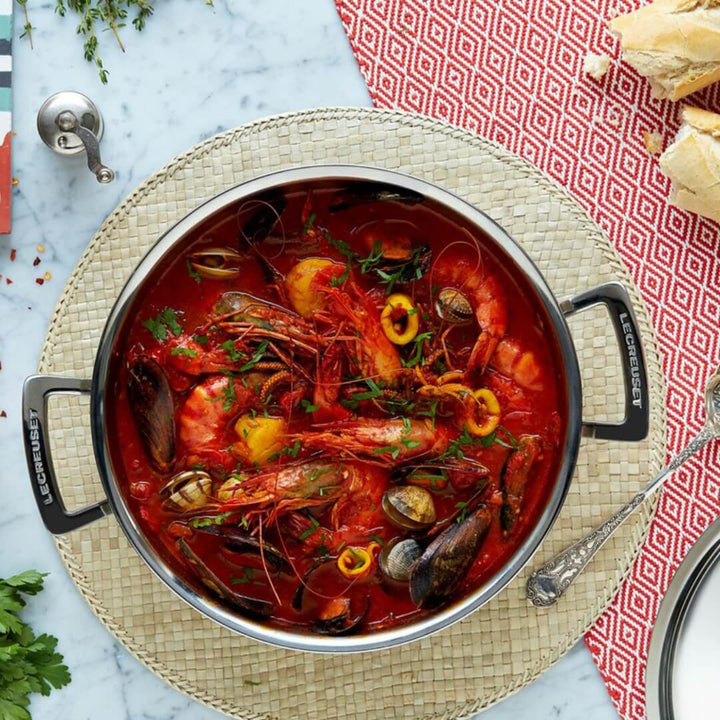 Le Creuset Classic 3-Ply Deep Casserole with Lid 28cm
