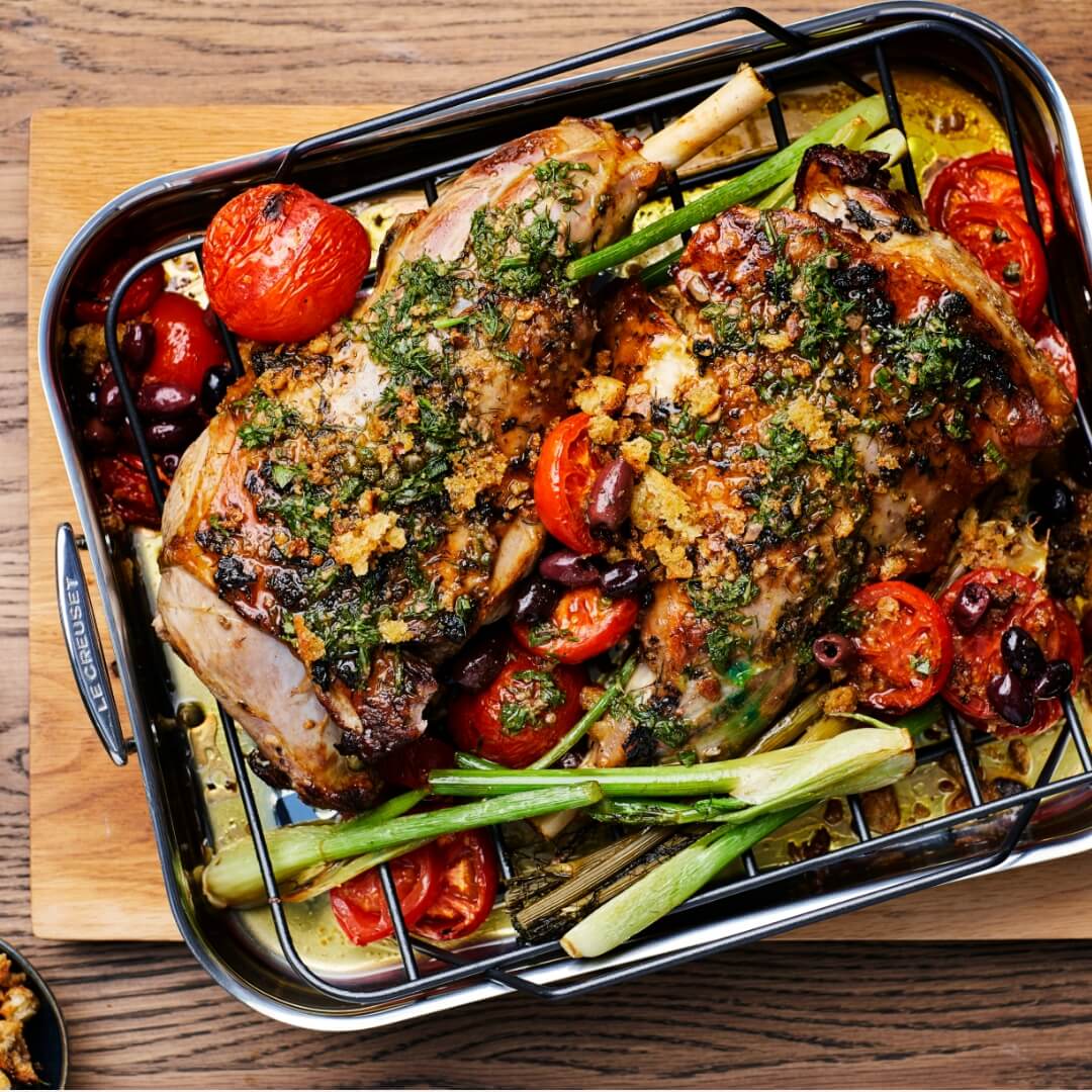 Le Creuset Classic 3-Ply Roaster with Rack 35cm