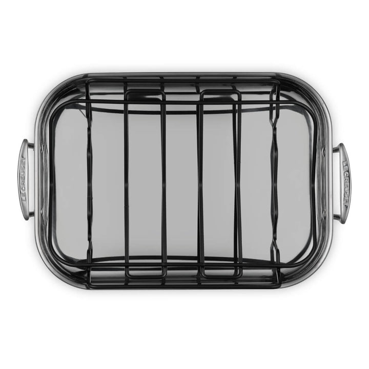 Le Creuset Classic 3-Ply Stainless Steel Roaster with Rack 35cm