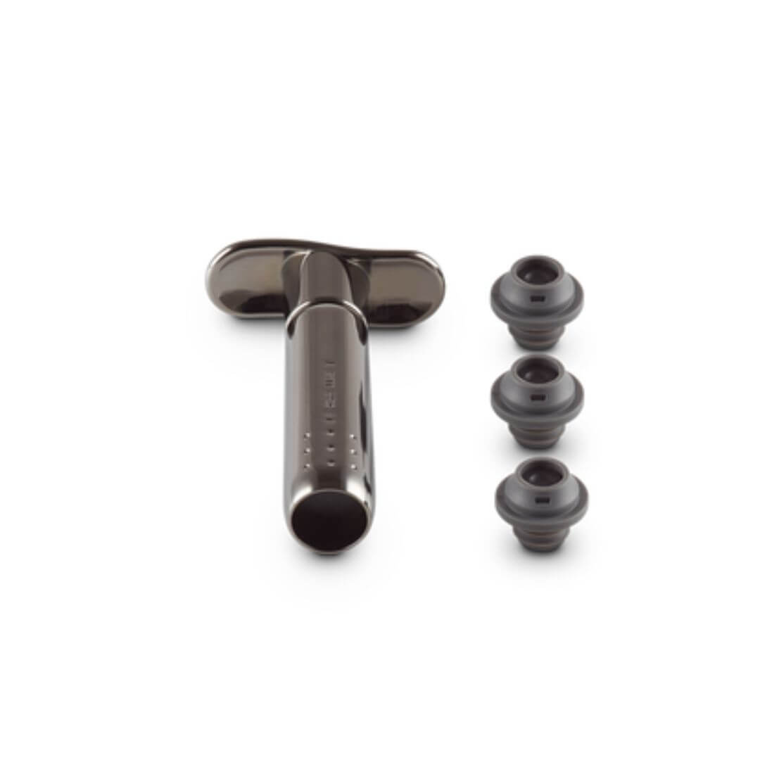 Le Creuset Wine Pump and Stoppers Metal