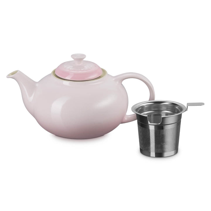 Le Creuset Classic 1.3L Teapot Shell Pink