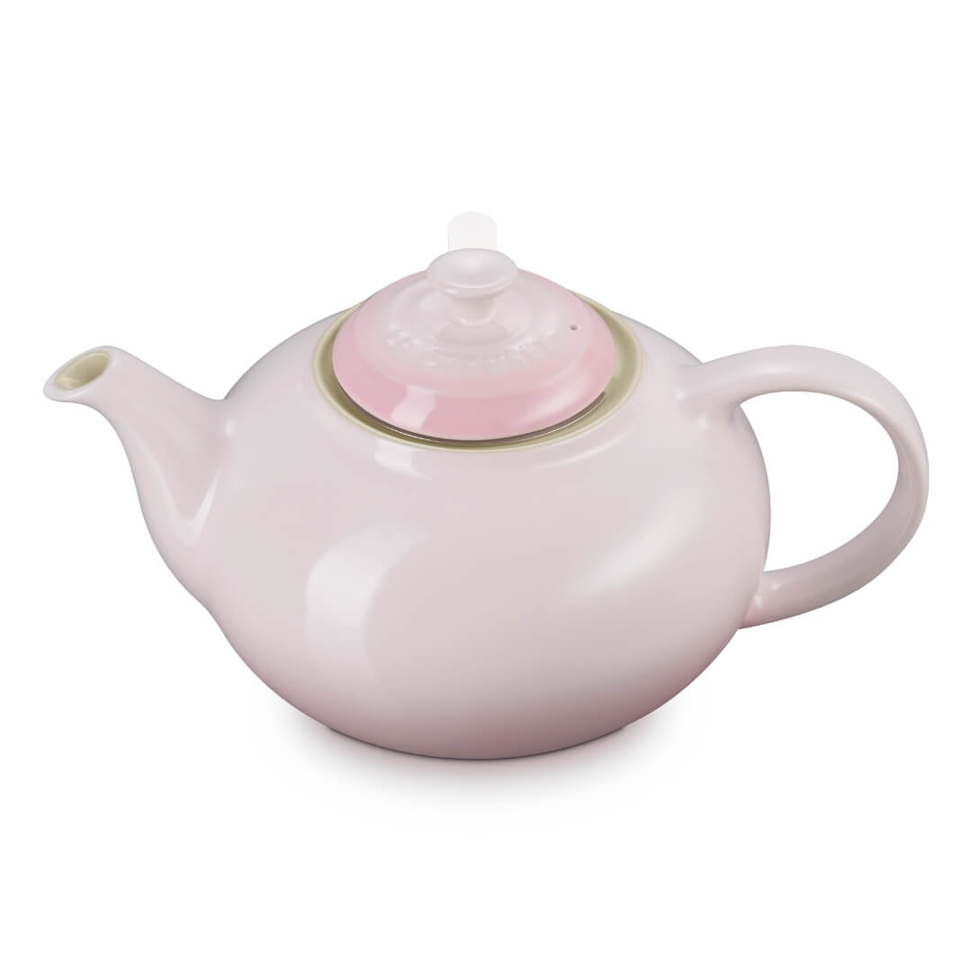 Le Creuset Classic 1.3L Teapot Shell Pink