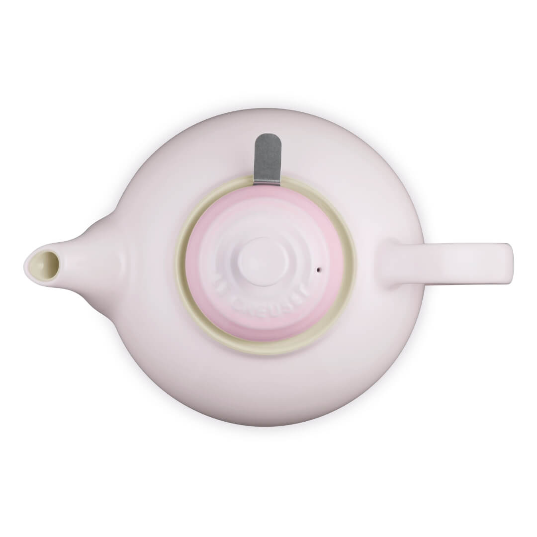 Le Creuset Classic 1.3L Teapot Shell Pink