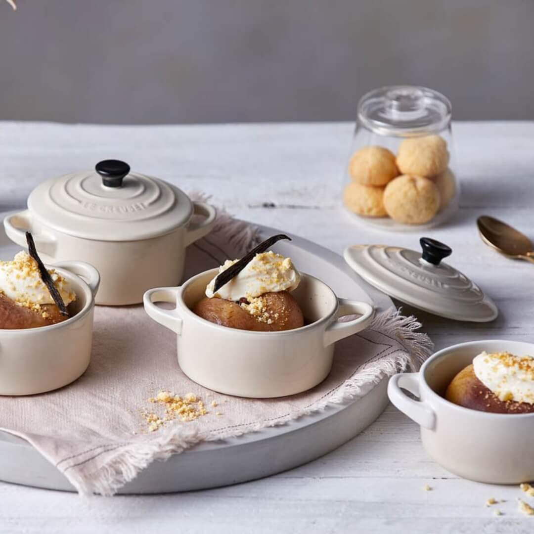 Le Creuset Stoneware Petite Casserole 250ml Meringue