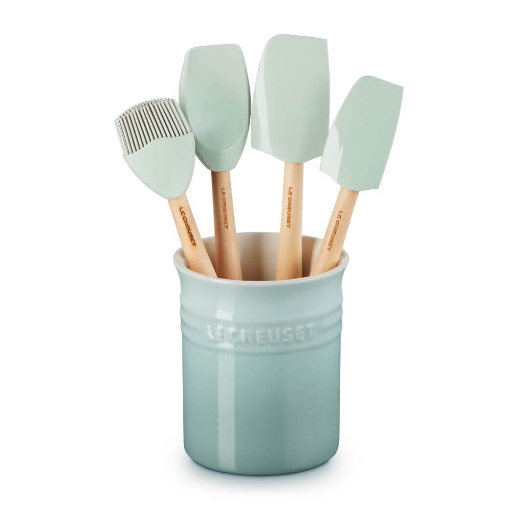 Le Creuset Craft Sea Salt Utensil Set 5-piece