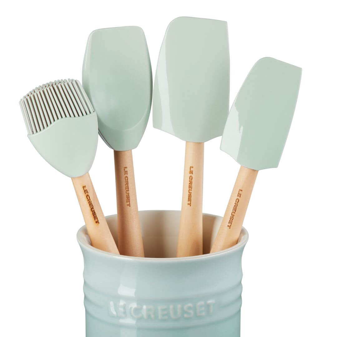 Le Creuset Craft Sea Salt Utensil Set 5-piece