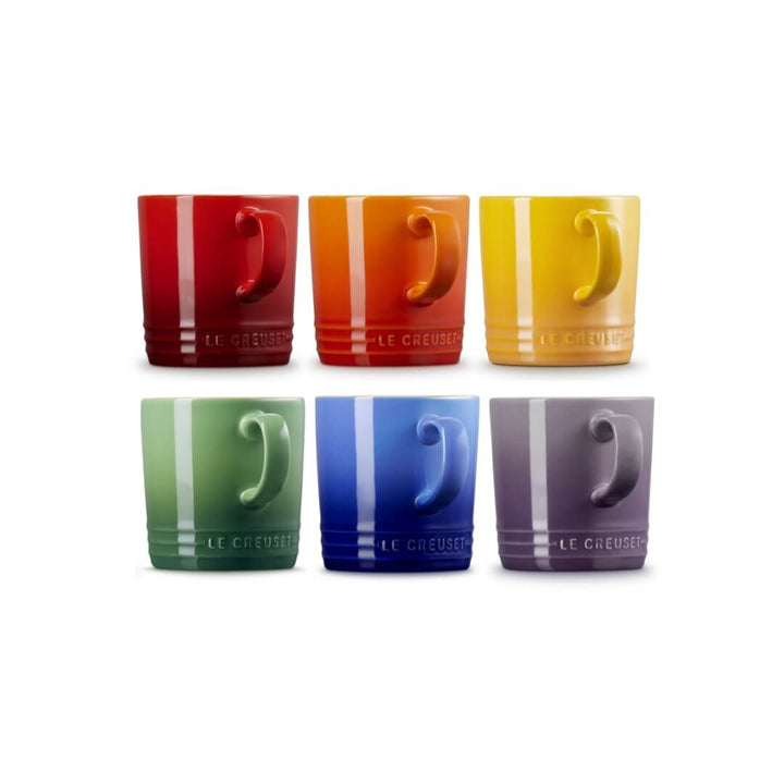 Le Creuset Vancouver Rainbow 200ml Mug Set