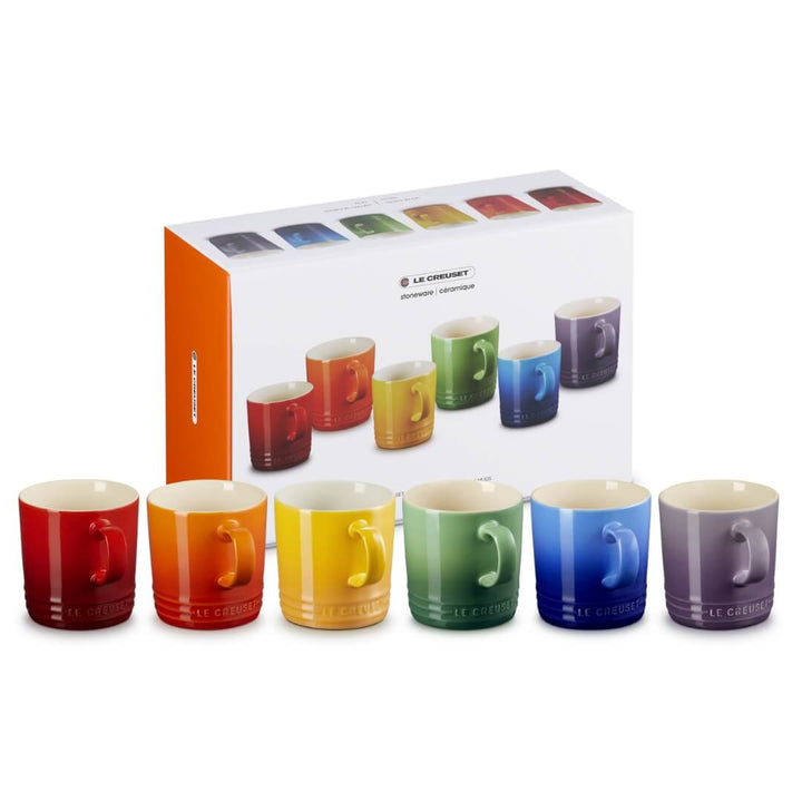 Le Creuset Vancouver Rainbow 350ml Mug Set