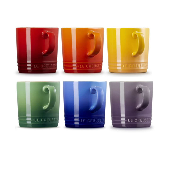 Le Creuset Vancouver Rainbow 350ml Mug Set