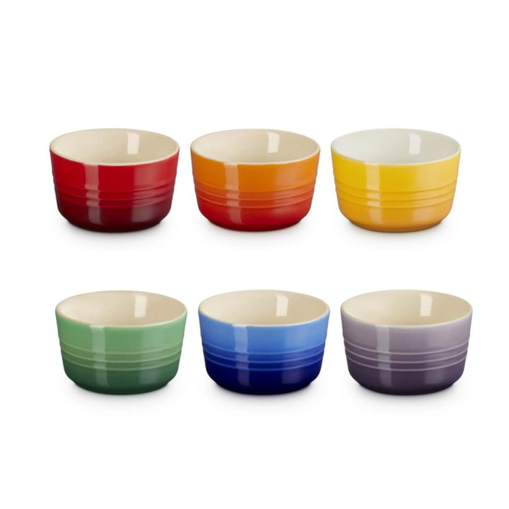 Le Creuset Vancouver Rainbow mini Ramekin Set