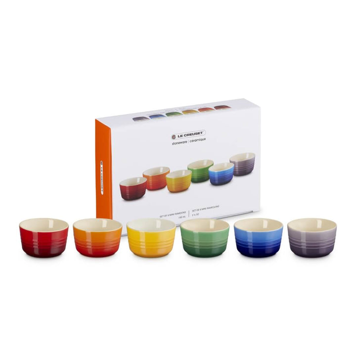 Le Creuset Vancouver Rainbow mini Ramekin Set