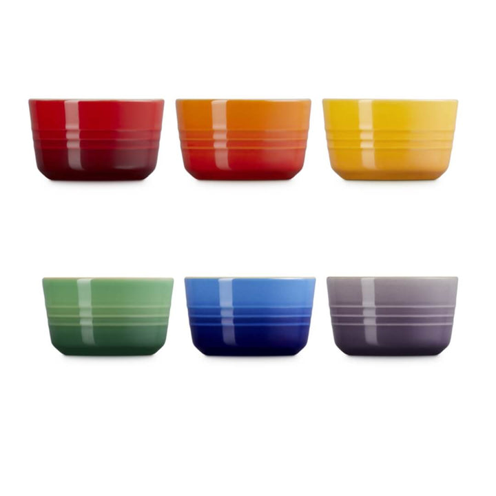 Le Creuset Vancouver Rainbow mini Ramekin Set