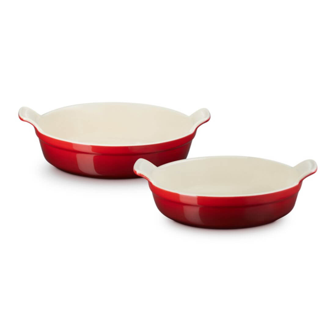 Le Creuset Heritage Round Dish Set 20 & 24cm