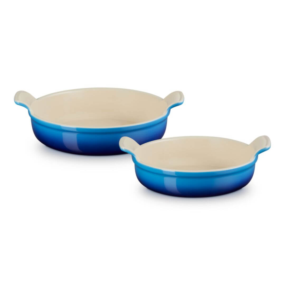 Le Creuset Heritage Round Dish Set 20 & 24cm