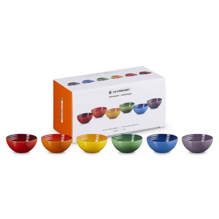 Le Creuset Vancouver Rainbow Snack Bowl Set