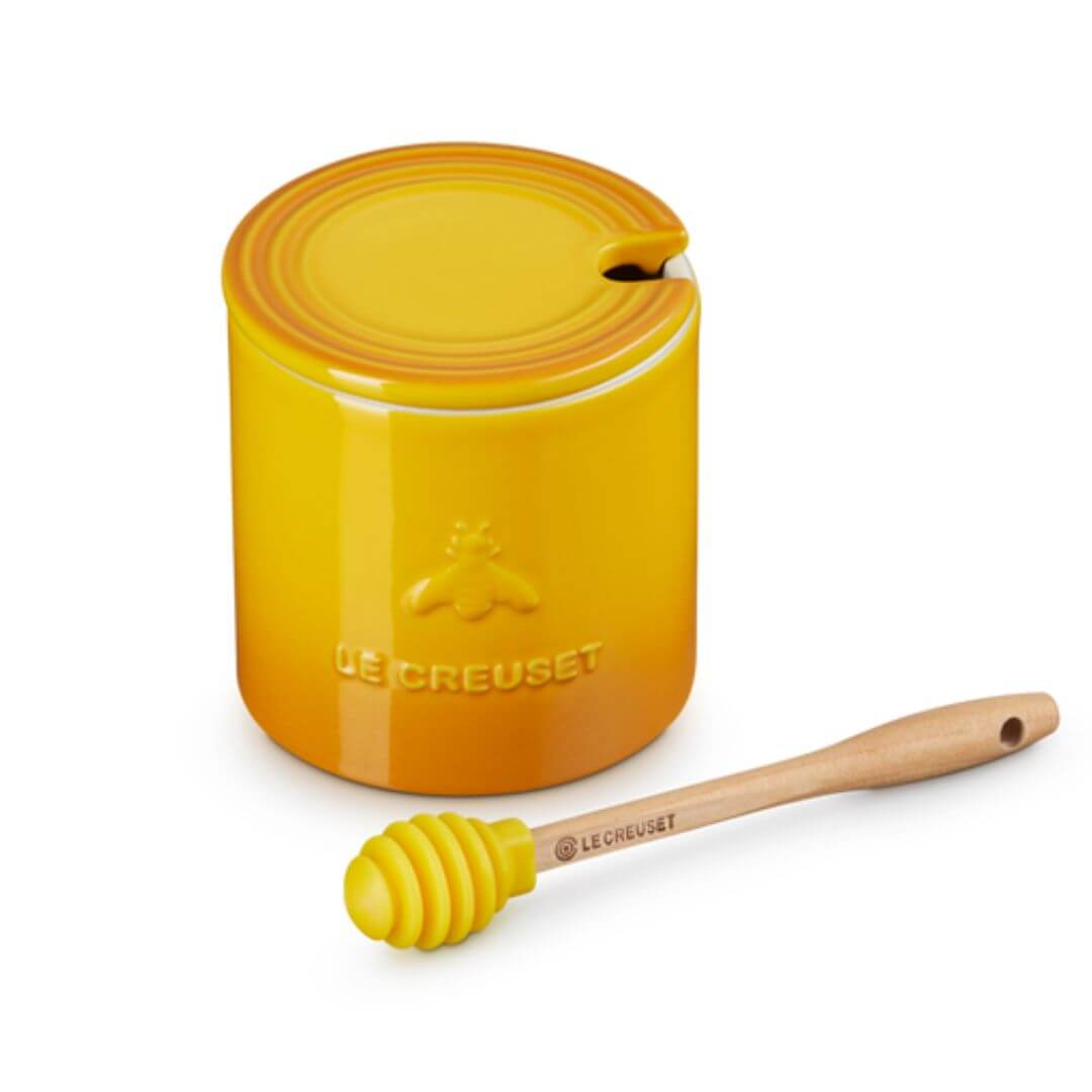 Le Creuset Signature Honey Jar & Dipper Nectar