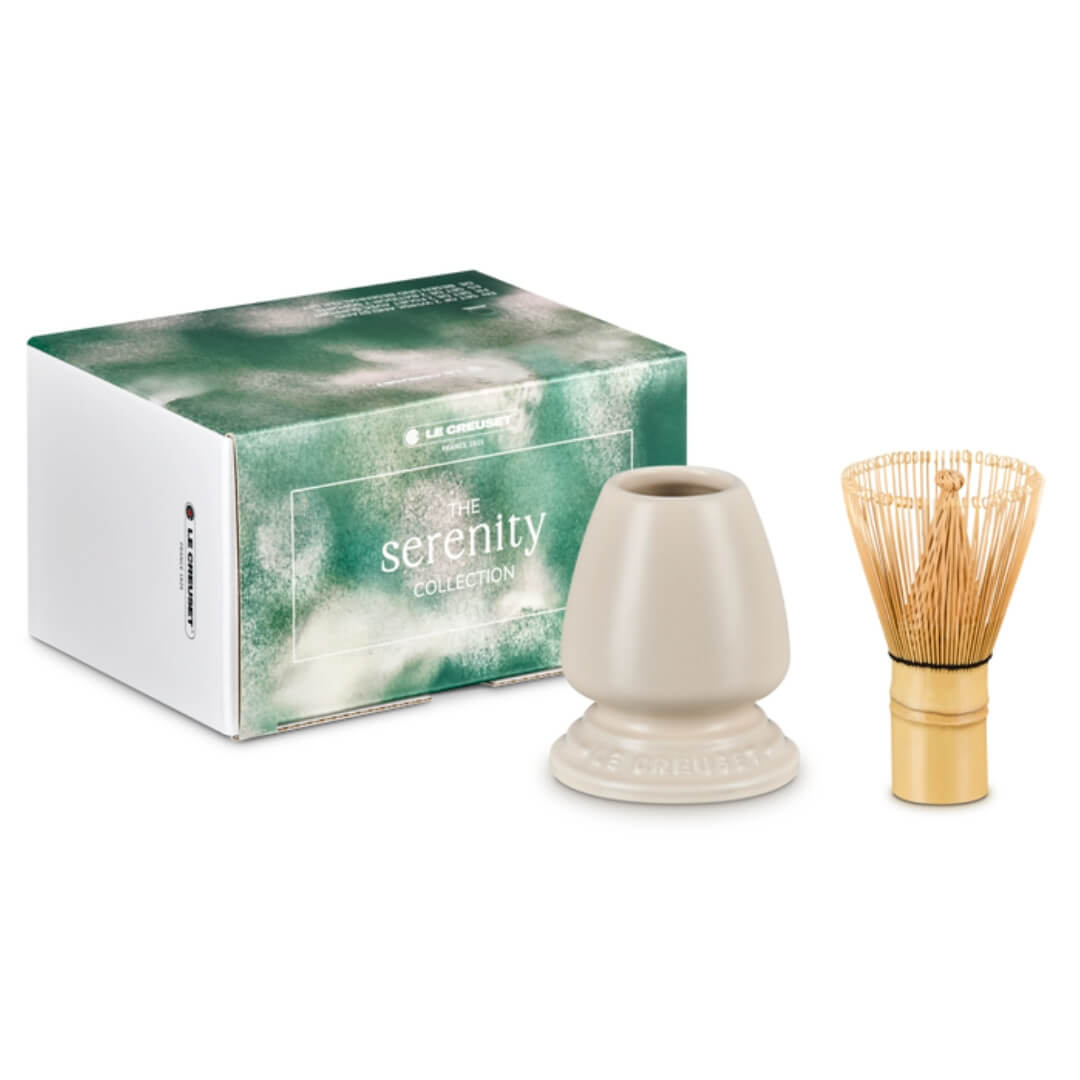 Le Creuset Serenity Matcha Whisk & Stand Set