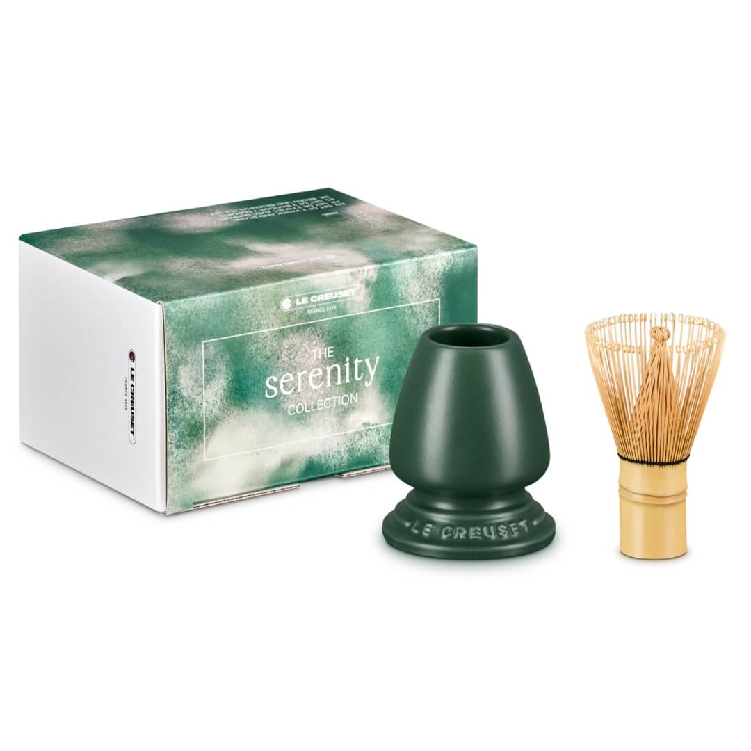Le Creuset Serenity Matcha Whisk & Stand Set
