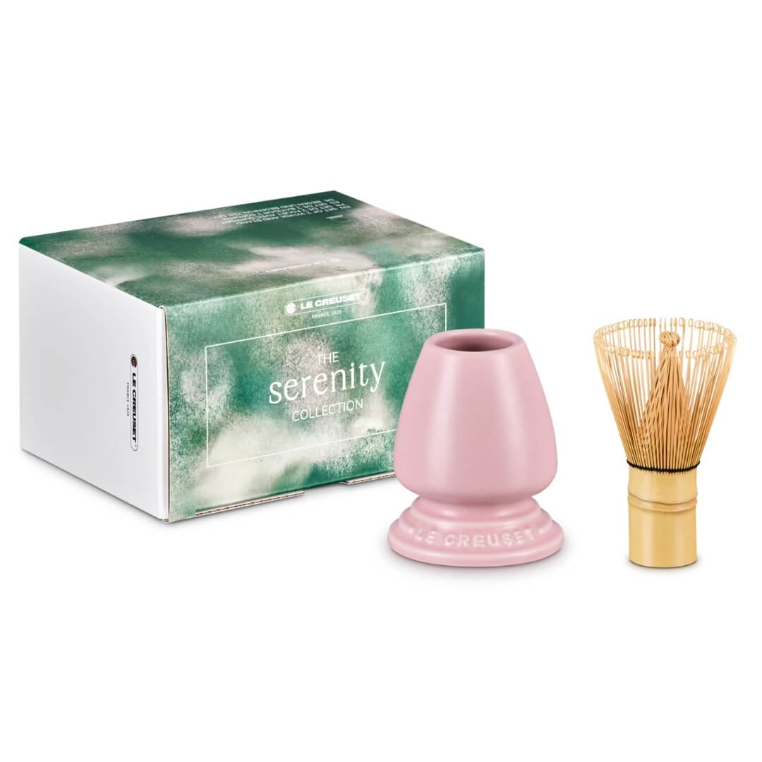 Le Creuset Serenity Matcha Whisk & Stand Set