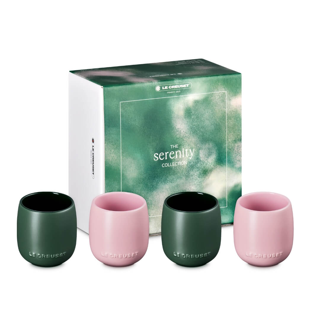 Le Creuset Serenity 380ml U-Tumbler Set of 4