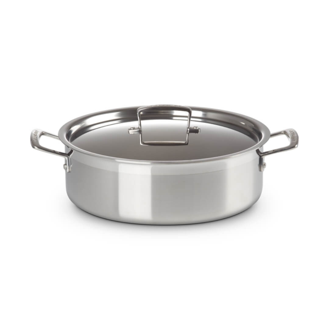 Le Creuset Classic 3-Ply Stainless Sauteuse 28cm
