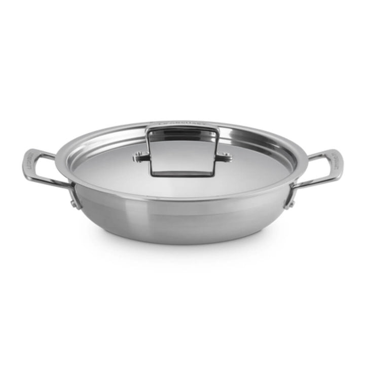 Le Creuset Classic 3-Ply Stainless Shallow Casserole 24cm